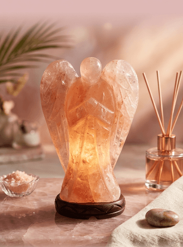 Himalayan angel salt lamp