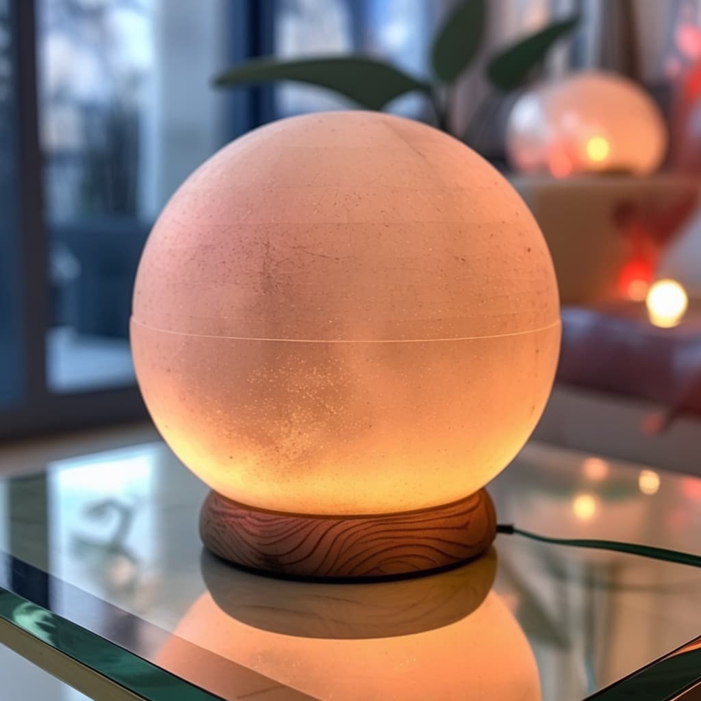Himalayan bowl salt lamp