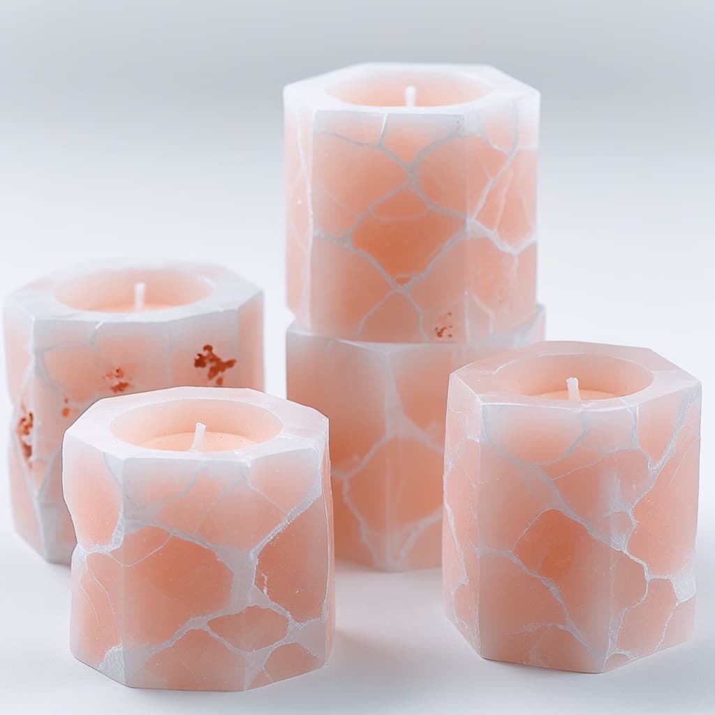 Himalayan salt candle holder