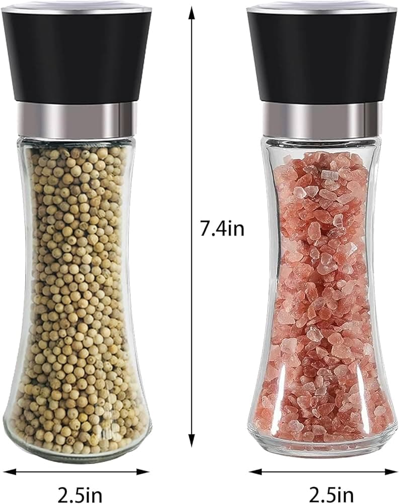 Himalayan salt glass grinder