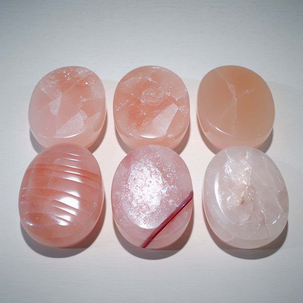Himalayan salt spa massage stones and therapy tiles